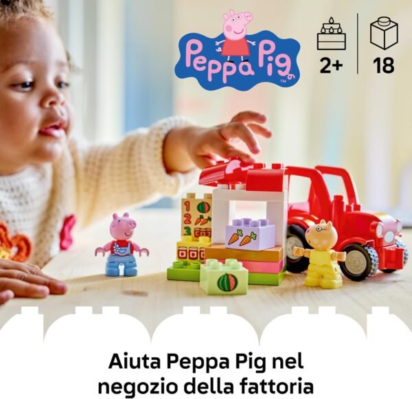 LEGO Peppa Pig Trattore e Mercato 10468