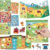 Scuola stickers animali e ambienti