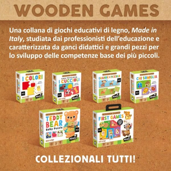 Wooden game i colori