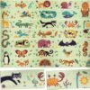 Domino puzzle animals