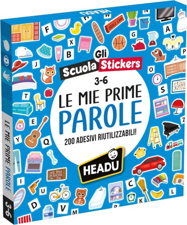 Scuola stickers le mie prime parole