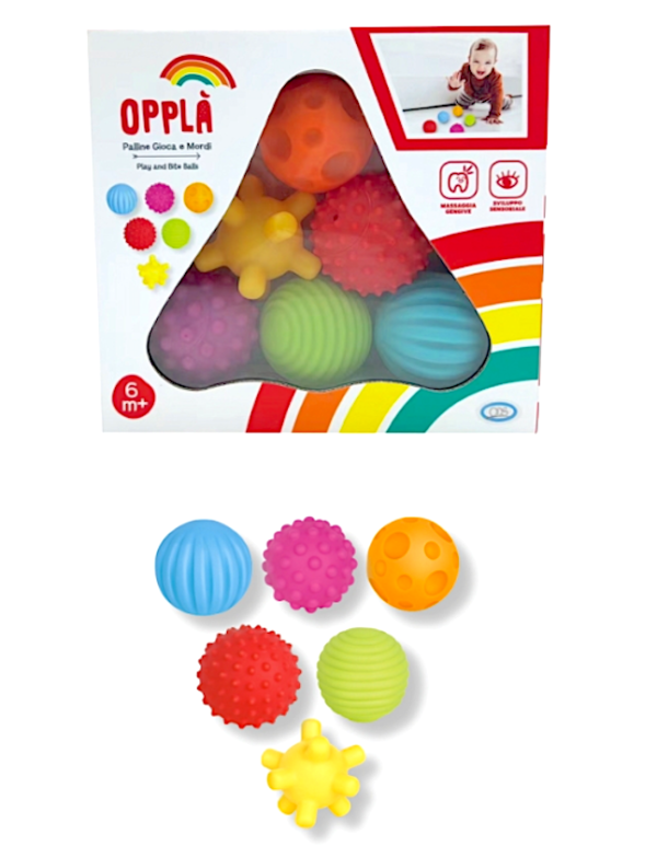 OPPLA' - 6 PALLINE GIOCA & MORDI