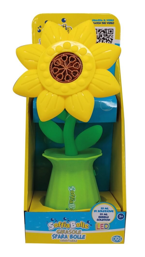 Soffiabolle - girasole spara bolle orientabile