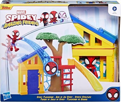 MARVEL SPIDEY AND HIS AMAZING FRIENDS PLAYGROUND SCENE PLAYSET