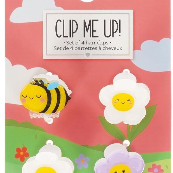 Set di 4 Mini Mollette per Capelli Bee - Clip me up!