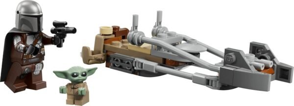 Lego star wars speeder bike mandaloriano grogu 75436