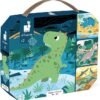 4 Puzzle Dinosauri (6-9-12-16 pezzi)