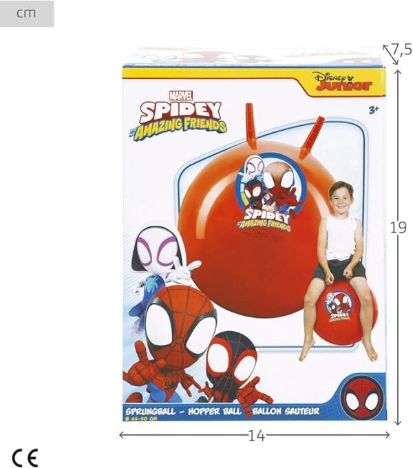 SUNDAY - HOPPER BALL SPIDEY & FRIEND DIAM. 45-50 CM