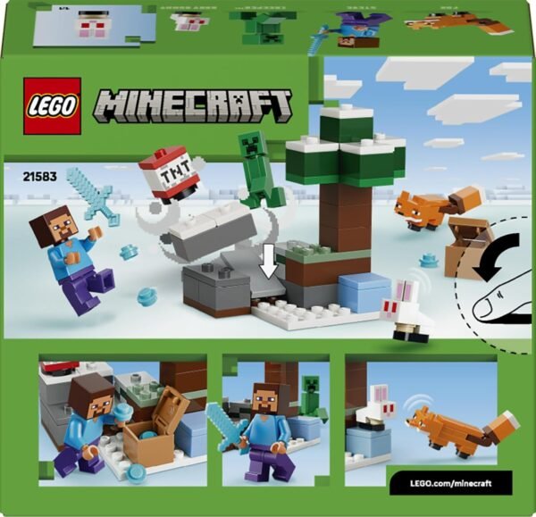LEGO MINECRAFT AVVENTURA DI STEVE NELLA TAIGA 21583
