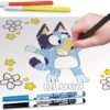 Bluey drawing school with light table