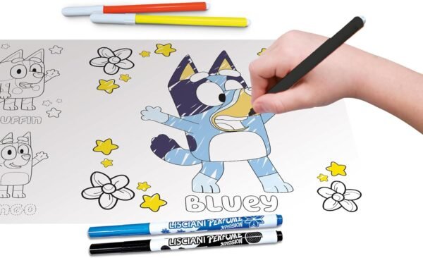 Bluey drawing school with light table