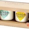 ESPRESSO FOR TWO - 2 TAZZINE DA CAFFE -
SUPER MUMMY AND SUPER DADDY