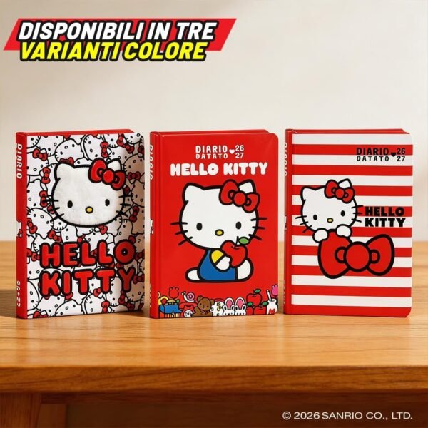SUPERDIARIO STD DATATO PATCH ALLOVER HELLO KITTY