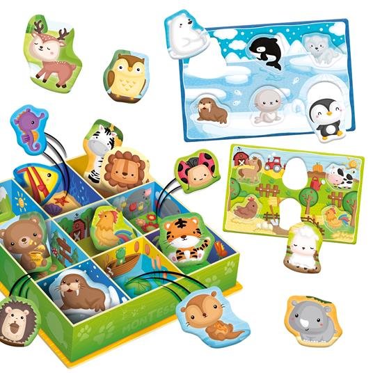 Montessori baby happy animals