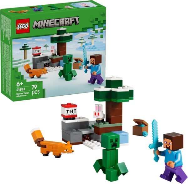 LEGO MINECRAFT AVVENTURA DI STEVE NELLA TAIGA 21583