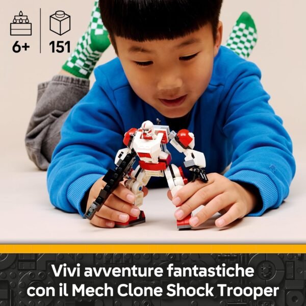 LEGO STAR WARS MECH CLONE SHOCK TROOPER 75448