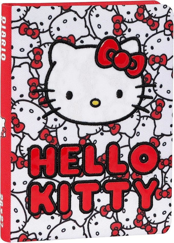 SUPERDIARIO STD DATATO PATCH ALLOVER HELLO KITTY