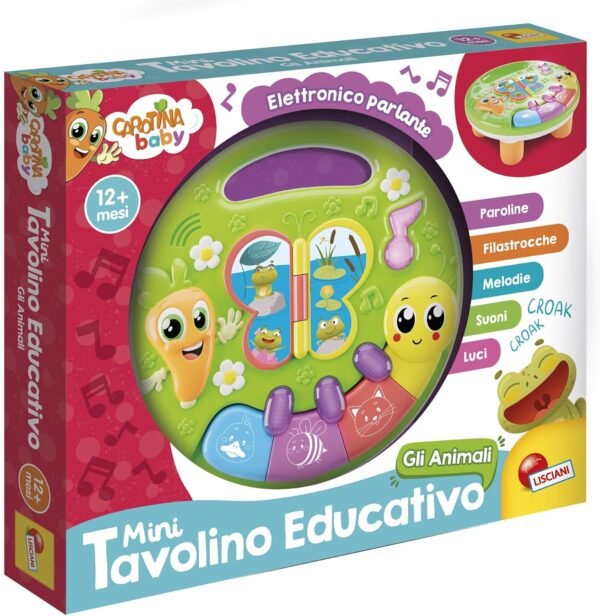 Carotina mini tavolino educativo animali