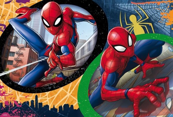 Marvel puzzle df maxifloor 2 x 60 spider-man