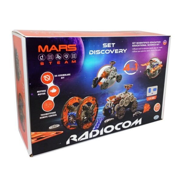 MARS - STEAM SET DISCOVERY MEZZI ROBOT RC 4 IN 1