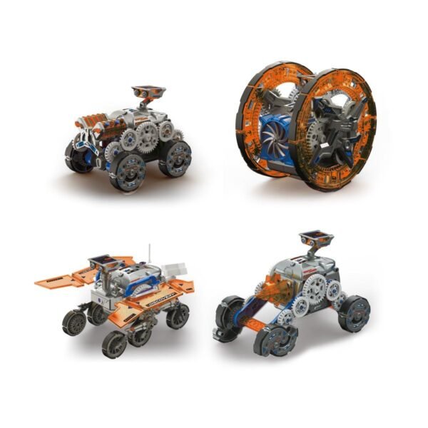 Mars - steam set discovery mezzi robot rc 4 in 1