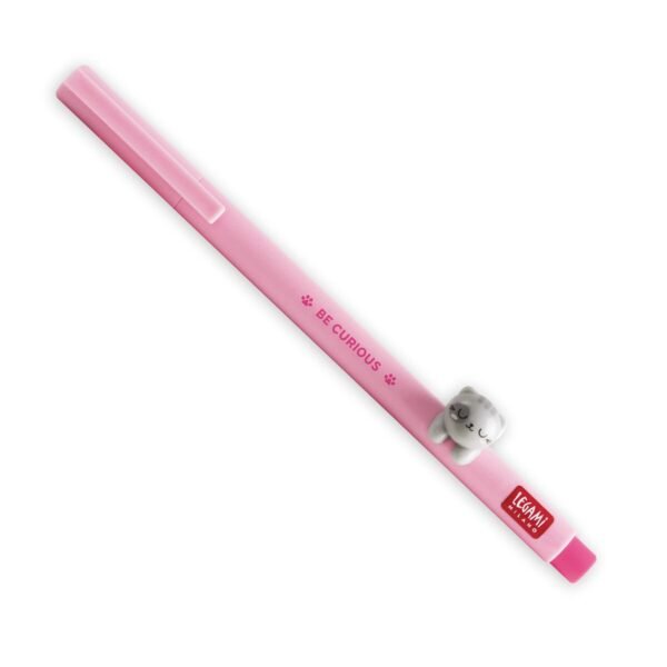 Lovely Friends - Penna Gel Animal. Decorativo - Kitty - 0,5 Mm - Pink Ink