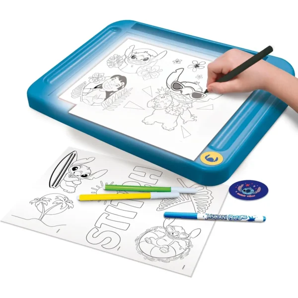 STITCH DRAWING SCHOOL WITH LIGHT TABLE
