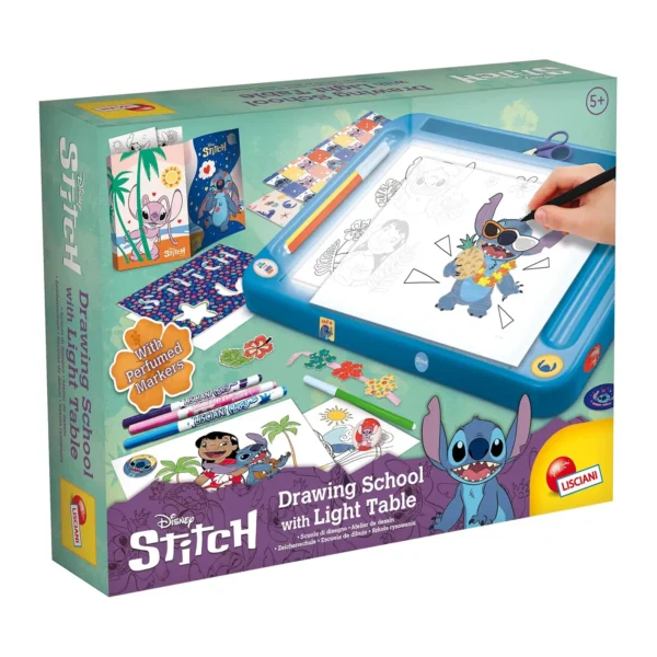 STITCH DRAWING SCHOOL WITH LIGHT TABLE
