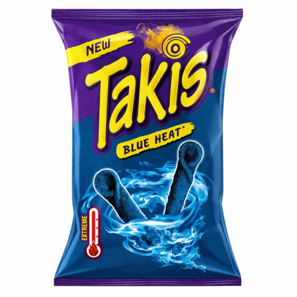 Takis blue heat, tortillas chili e lime 100g