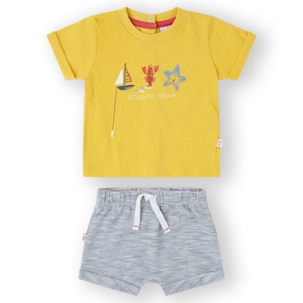 Conjunto mini atlantic boy - amarillo - 12m - 1