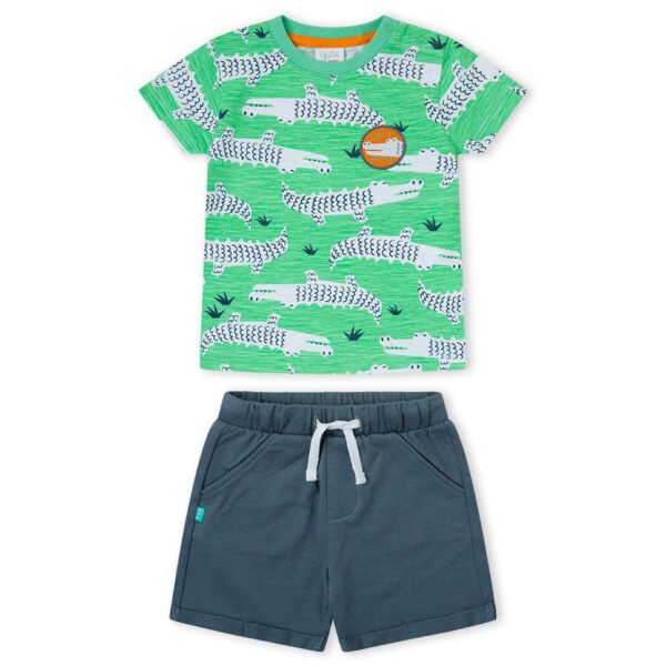 CONJUNTO CORTO NI&Ntilde;O - VERDE - 3Y