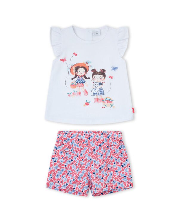 Conjunto 2 pcs ni&ntilde;a - blanco - 3y