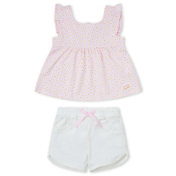CONJUNTO 2 PCS NI&Ntilde;A - ROSA - 4Y