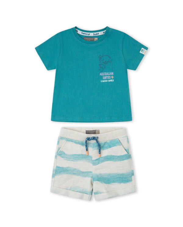 CJTO.BERMUDA/O BBAUSTRALIANSURFERS - VERDE - 4Y