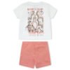 Cjto. bermuda ni&ntilde;o bbthink - blanco - 4y