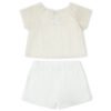CJTO. SHORT NI&Ntilde;A BBZOISITE - BEIG - 24M