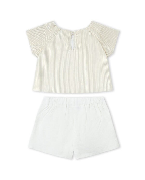 CJTO. SHORT NI&Ntilde;A BBZOISITE - BEIG - 24M