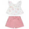 CONJUNTO SHORT NI&Ntilde;A BBBOW - BLANCO - 4Y