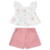 CONJUNTO SHORT NI&Ntilde;A BBBOW - BLANCO - 4Y