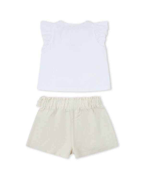 CONJUNTO FALDA NI&Ntilde;A BBBETTY - BLANCO - 24M