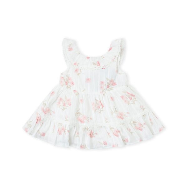 VESTIDO BBBLOOMS - BLANCO - 4Y