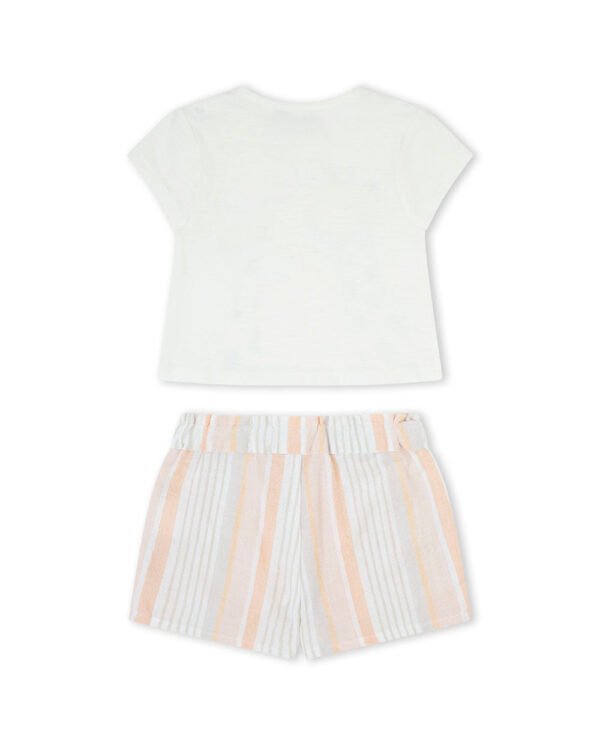 CONJUNTO SHORT NI&Ntilde;A BBDAWN - CRUDO - 4Y