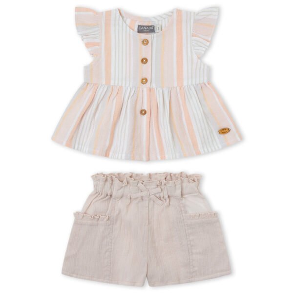 CONJUNTO SHORT NI&Ntilde;A BBSUNRISE - MULTICOLOR - 24M
