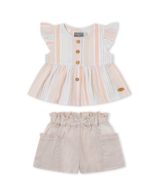CONJUNTO SHORT NI&Ntilde;A BBSUNRISE - MULTICOLOR - 24M