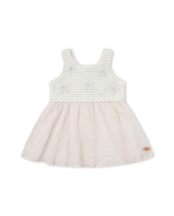 VESTIDO BBSUNSET - BEIG - 4Y