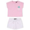 CONJUNTO SHORT NI&Ntilde;A BBFLAVOURS - ROSA - 24M