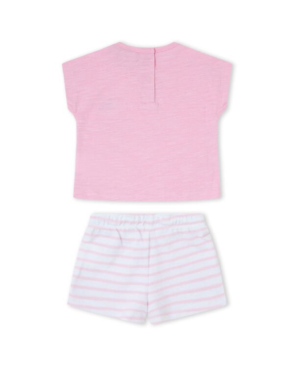 CONJUNTO SHORT NI&Ntilde;A BBFLAVOURS - ROSA - 24M