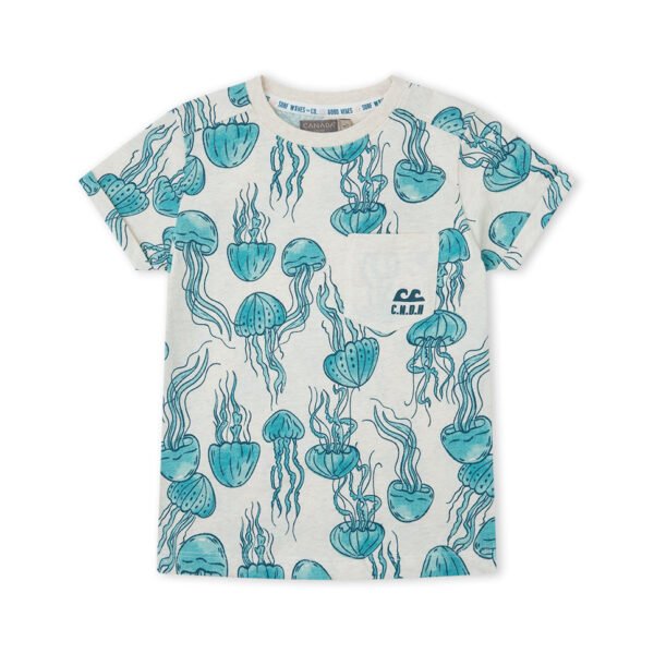 Camiseta ni&ntilde;o jellyfisch - verde - 5y