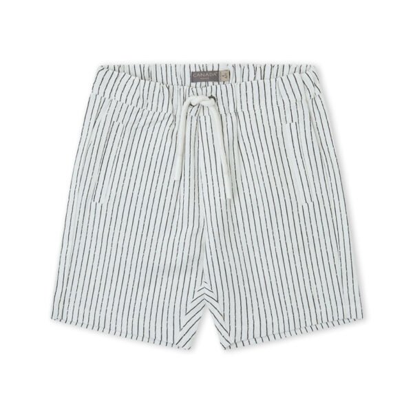 Bermuda ni&ntilde;o stripe - blanco - 5y