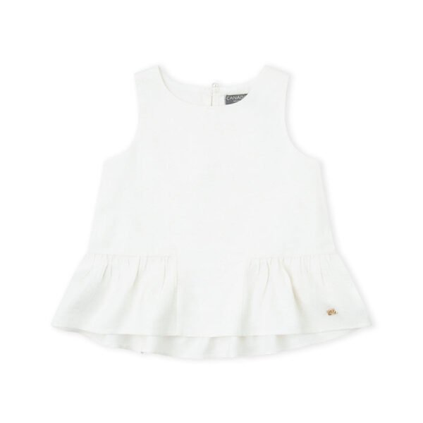 Blusa ni&ntilde;a jade - blanco - 12y